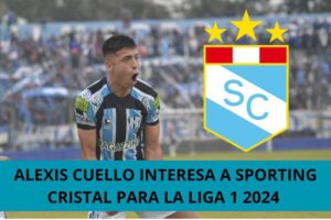 Alexis Cuello interesa a Sporting Cristal para la liga 1 2024